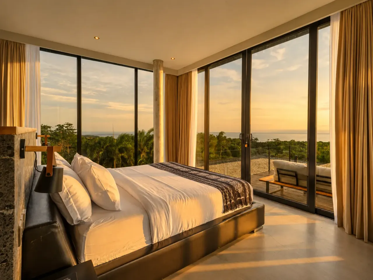 Master suite 3D render